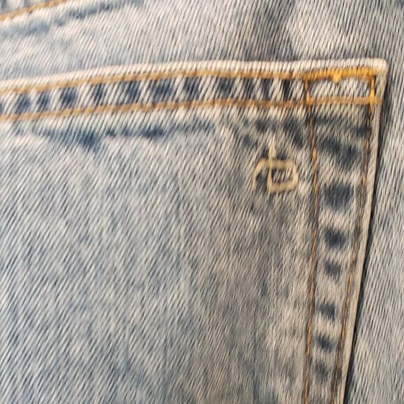 Rag and bone Acid Wash Boyfriend Jeans Size 27 - Picture 9 of 10